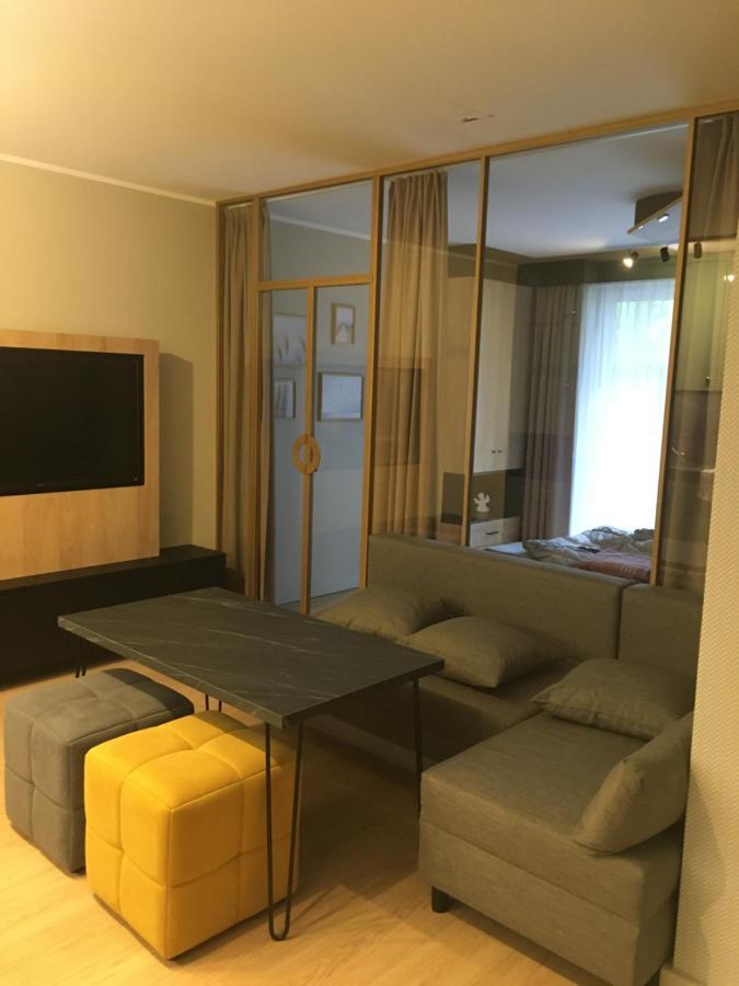 Lazurowy Apartament Łeba Esterno foto