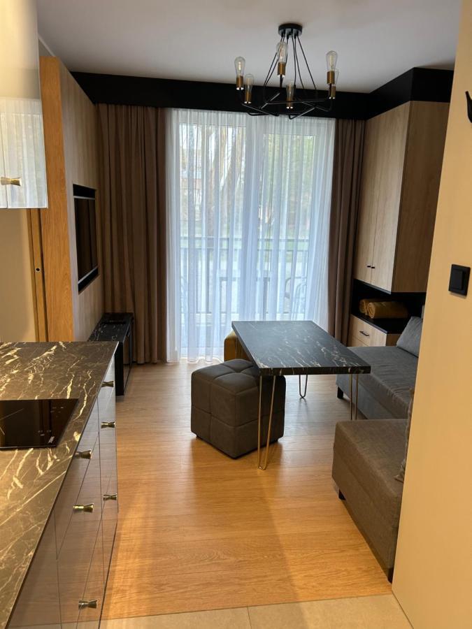 Lazurowy Apartament Łeba Esterno foto