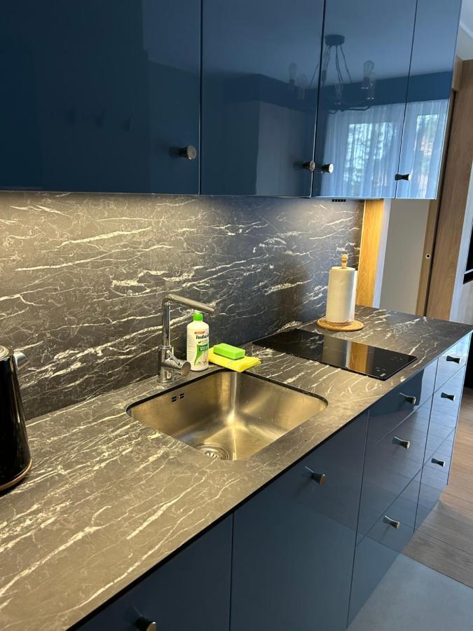 Lazurowy Apartament Łeba Esterno foto