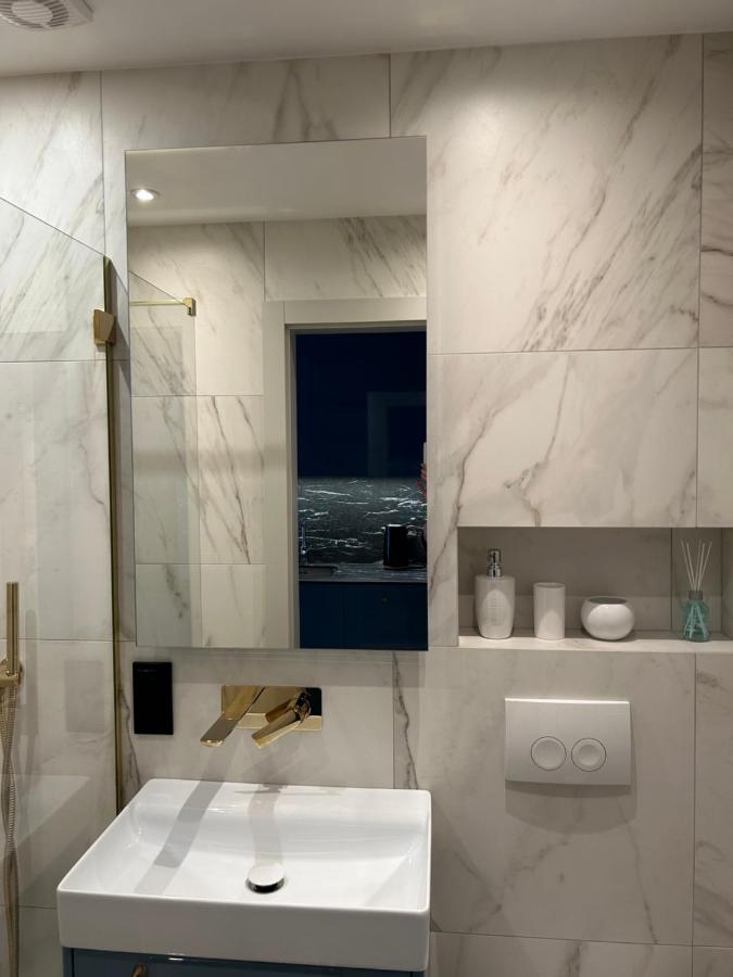 Lazurowy Apartament Łeba Esterno foto