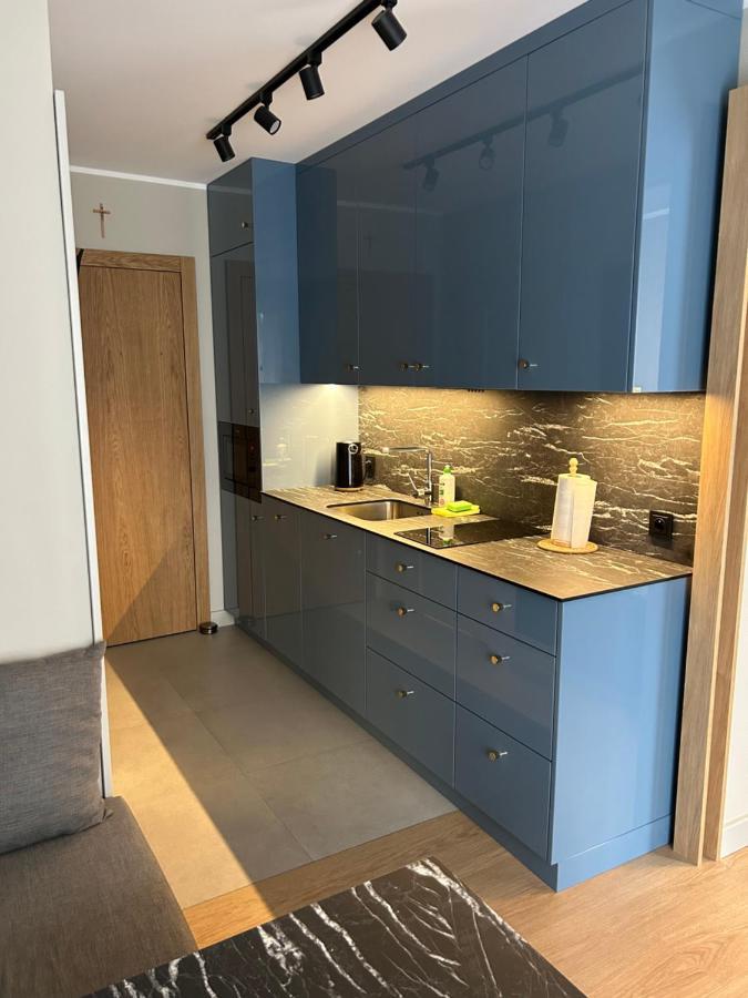 Lazurowy Apartament Łeba Esterno foto