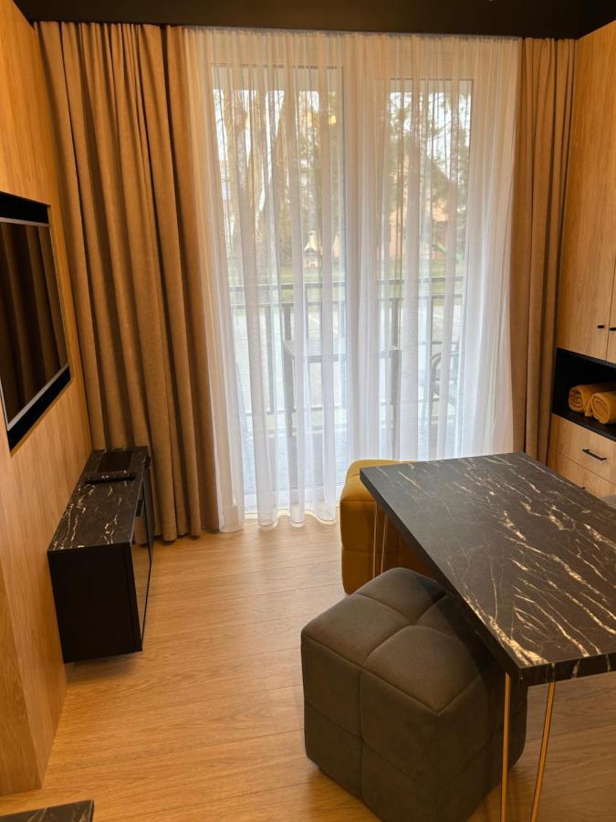 Lazurowy Apartament Łeba Esterno foto