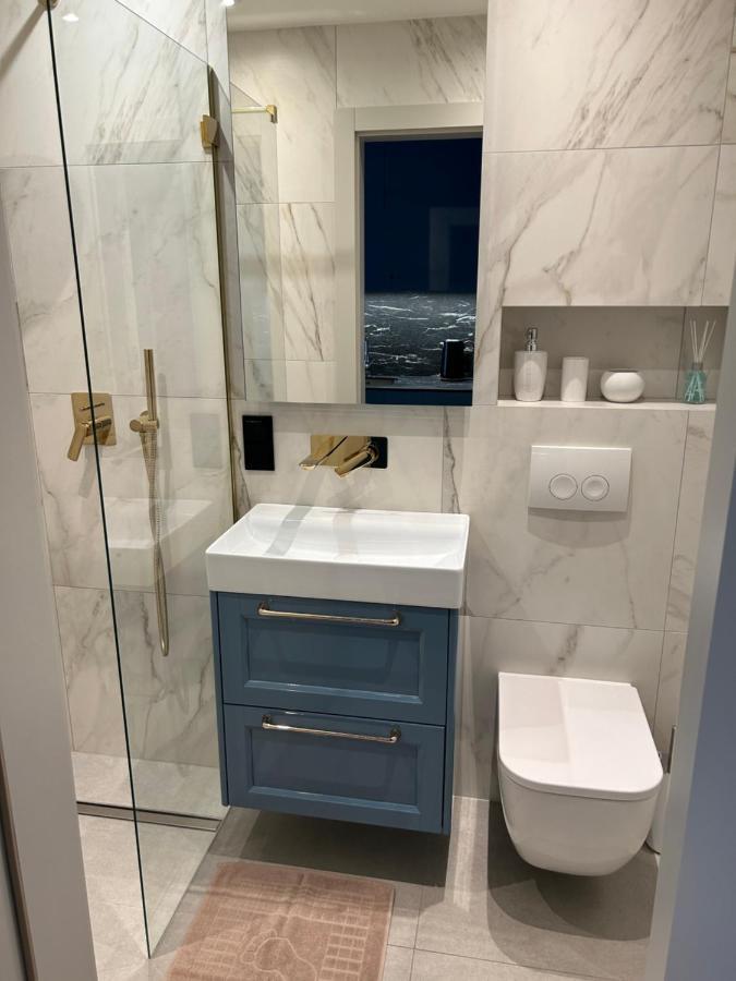 Lazurowy Apartament Łeba Esterno foto