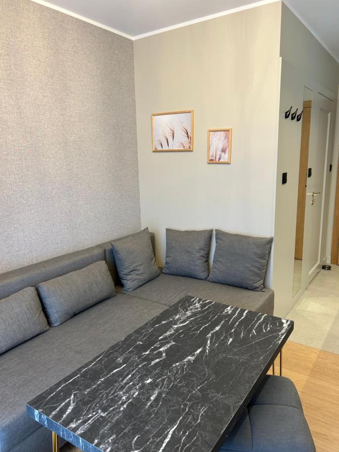 Lazurowy Apartament Łeba Esterno foto
