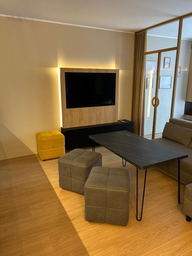 Lazurowy Apartament Łeba Esterno foto
