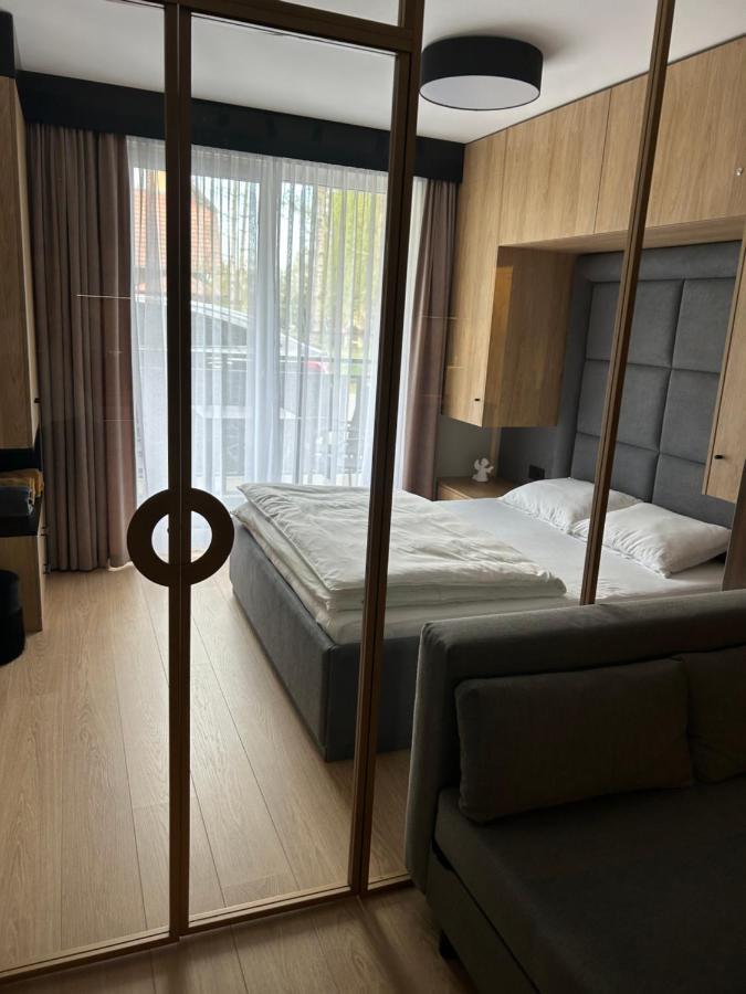Lazurowy Apartament Łeba Esterno foto